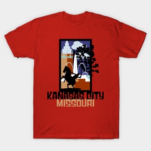 Kansas City Skyline T-Shirt T-Shirt